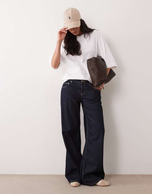 Gina Tricot - T-shirt a maniche corte squadrata bianca, 2 di 4