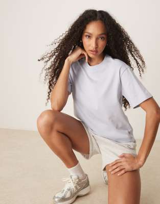 Gina Tricot - T-Shirt in Hellblau