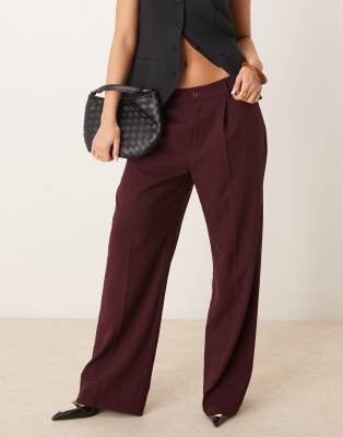 GINA TRICOT TAILORED WIDE LEG PANTS WITH PLEAT FRONT 