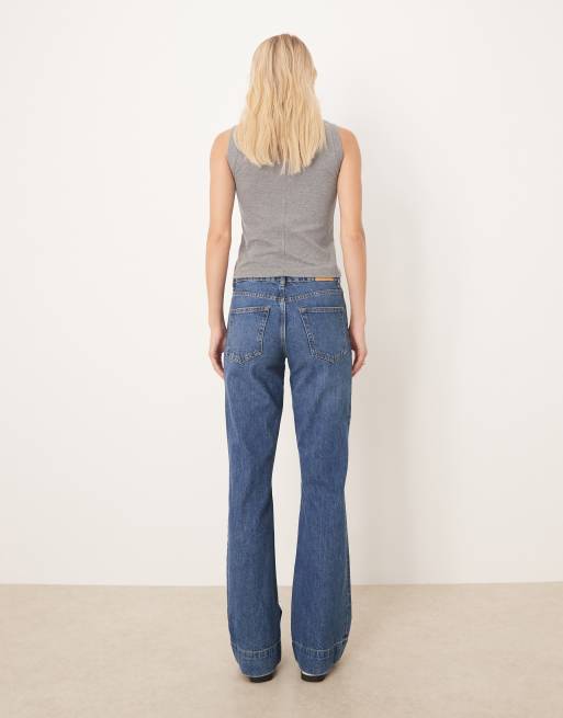 Gina Tricot Tall - Jean droit - Bleu moyen délavé, 2 de 5