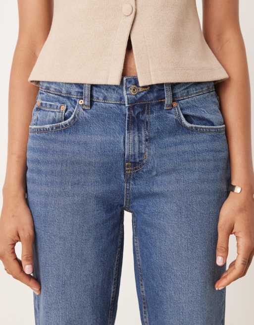 Gina Tricot Tall - Jeans dritti slim blu lavaggio scuro, 5 di 5