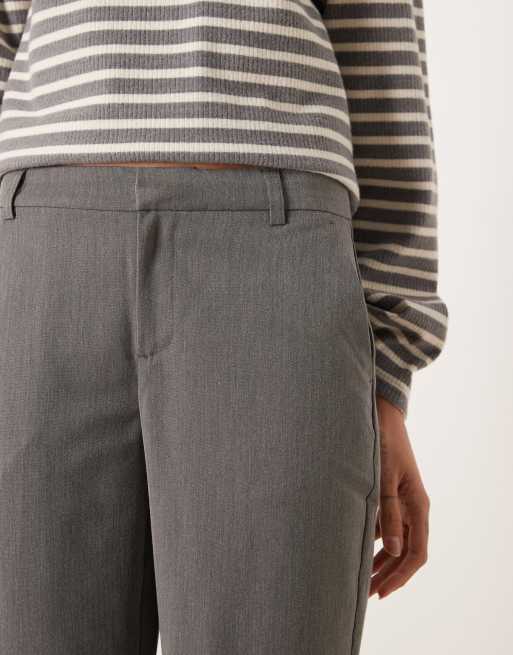 Gina Tricot Tall relaxed pants in gray melange , 5 of 5