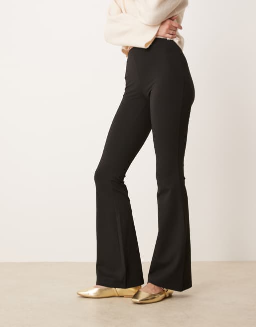 Gina Tricot Tall - Sorte bukser med svaj i jersey, 2 af 5