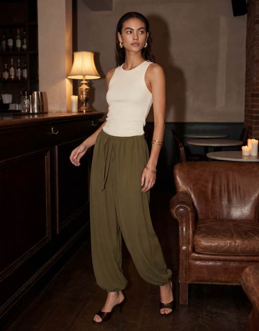 Gina Tricot - Top senza maniche slim a coste giallo latticello, 10 di 11