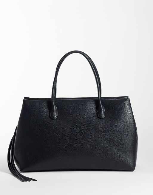 Gina Tricot - Tote tas van PU in zwart, 4 van 4
