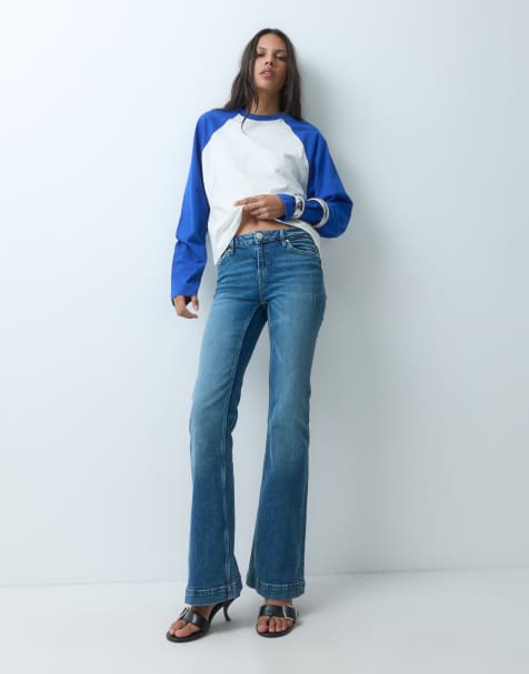 Gina Tricot - vaqueros moldeadores azul lavado medio - view 1