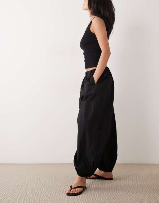 Gina Tricot – Weite Ballonhose in Schwarz, 2 von 5