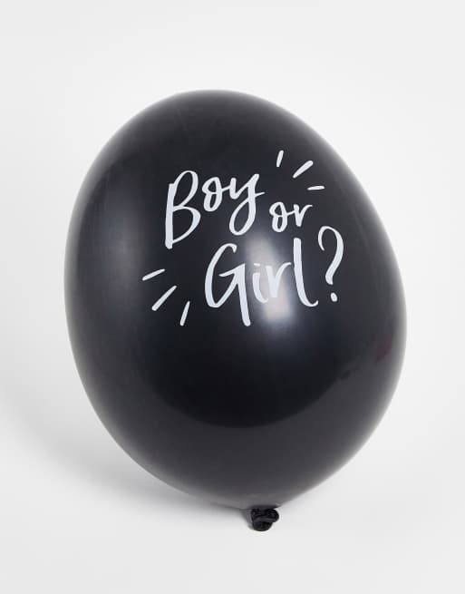 Ginger Ray – Balon ujawniający płeć z konfetti w kolorze różowym lub niebieskim, 2 z 4
