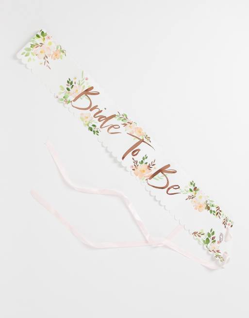 Ginger ray hotsell bridesmaid sash