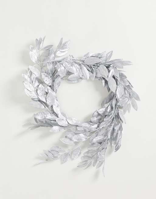 Ginger Ray foliage garland in silver