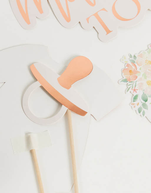 Ginger Ray – Fotoautomaten-Requisiten für die Babyparty, 2 von 4