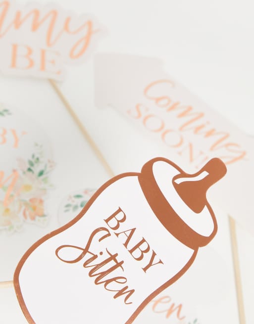 Ginger Ray – Fotoautomaten-Requisiten für die Babyparty, 3 von 4