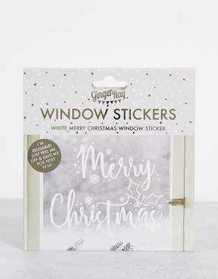 Ginger Ray merry christmas window sticker | ASOS