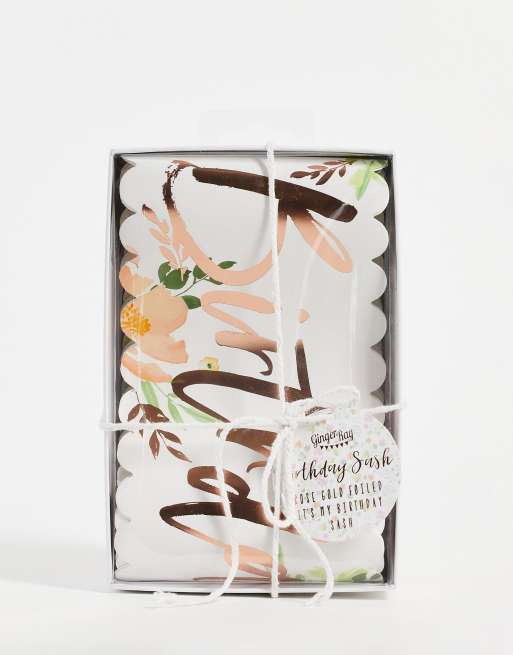 Ginger Ray - Sjerp met 'It's my birthday'-teskt