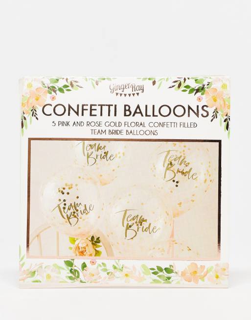 Ginger Ray - Team Bride - Ballons à confettis