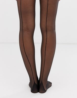 Gipsy french back seam tights | ASOS