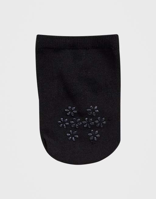 Gipsy mule 4 pack sock in black and beige, 4 of 4
