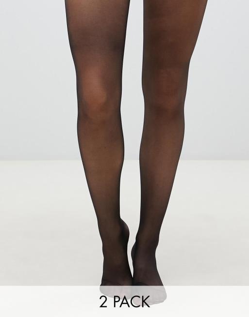 Black Matt 15 Denier Tights 3 Pack