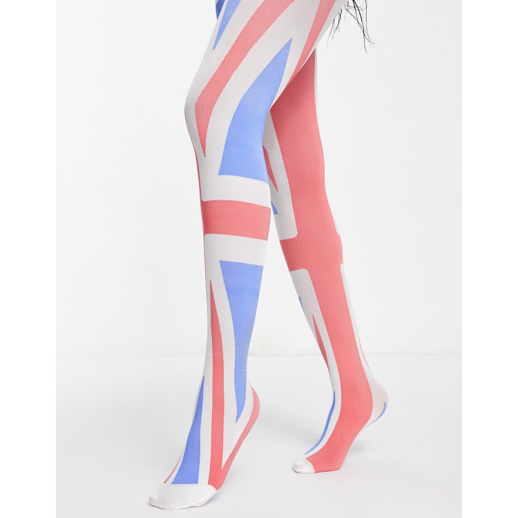 Silky Union Jack Tights In Stock At UK Tights