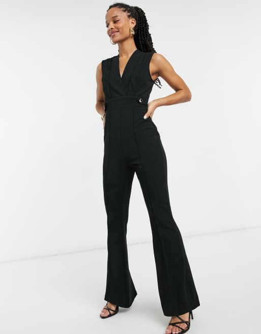 Girls on sale black jumpsuit