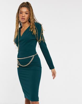 dress with gold belt