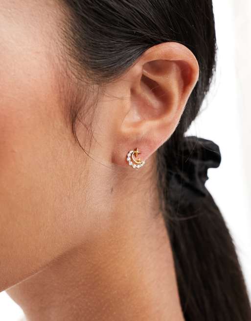 Stud earrings for girls on sale gold