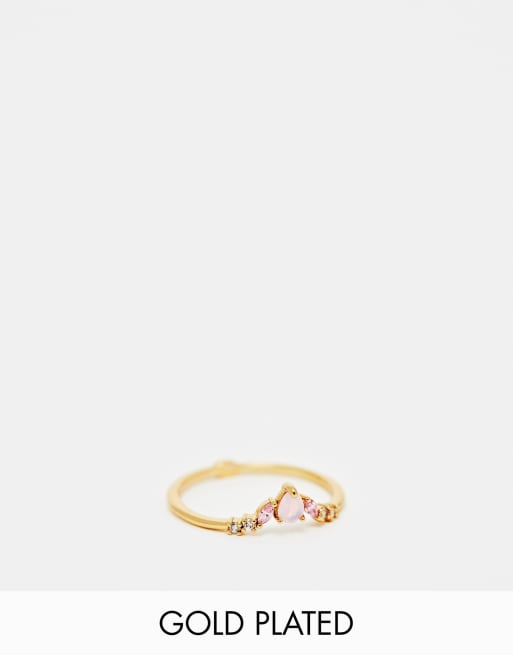 Girls Crew - Sweet Like Honey - 18k vergulde ring 