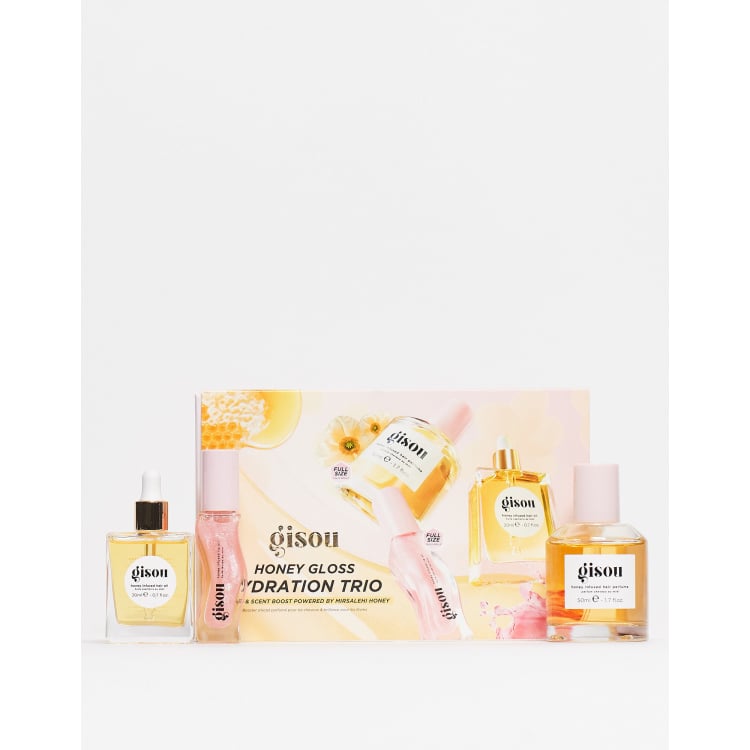 Gisou Honey Gloss Hydration Trio - 29% Saving | ASOS