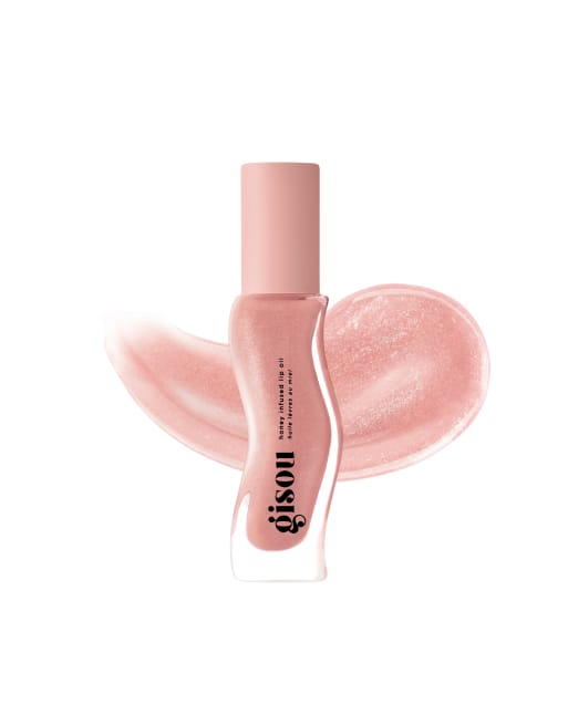 Gisou Honey Infused Lip Oil Pink Praline 8ml, 2 of 3
