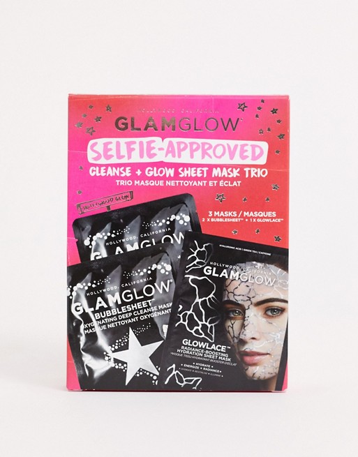 GLAMGLOW Selfie Approved Trio Sheetmask Set SAVE 33%