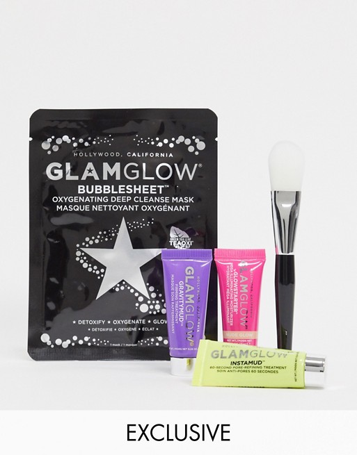 GLAMGLOW X ASOS Exclusive Hollywood Hacks Skincare Set - SAVE 36%