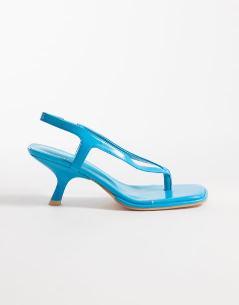 Glamorous – Absatzsandalen in Blau - view 1