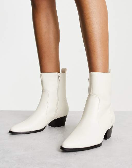 Cream deals western boots