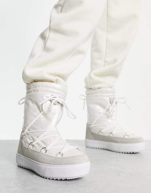 Glamorous – Apres – Schneestiefel in Silber 