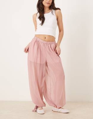 Glamorous Balloon Pants In Pink