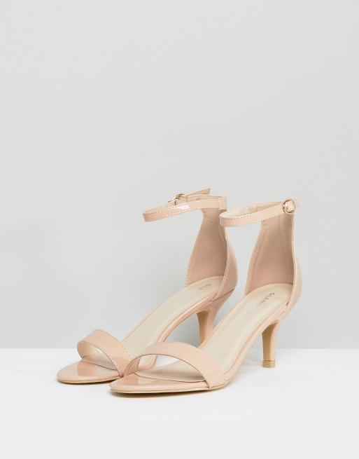 Nude kitten hotsell heel sandals