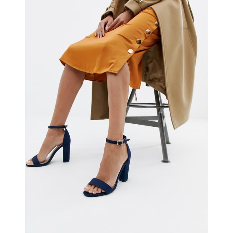 Asos store navy sandals