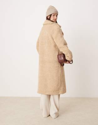 英国発♪ 可愛い ☆GLAMOROUS☆ CREAM TEDDY BEAR FAUX FUR COAT 206756952-4