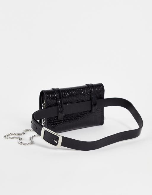 Croc belt outlet bag