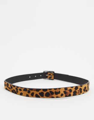 leopard print belt asos