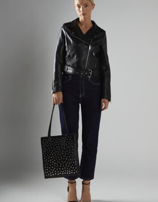 Glamorous Biker jacket in black pu, 3 of 4