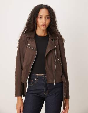 Glamorous Biker jacket in brown
