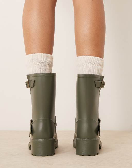 Hunter biker rain boots online