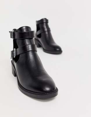 Biker boots cut on sale out