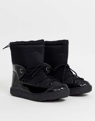 glamorous short snow boots