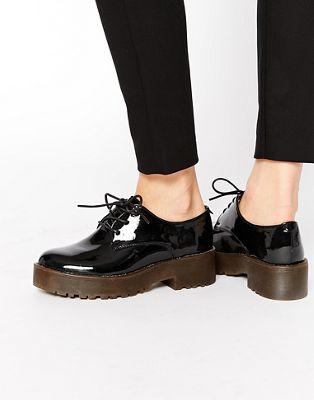 flatform shoes black