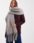 [Glamorous] Glamorous blanket scarf in grey No Size Mid Grey