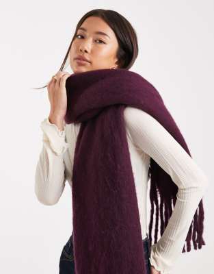 Glamorous Blanket Scarf In Purple