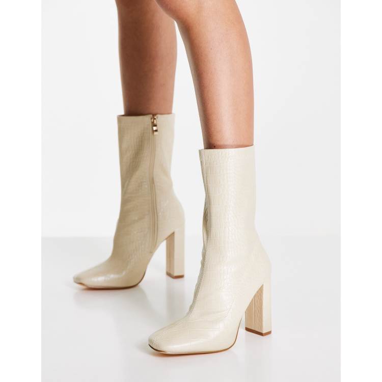 Sister block heel outlet sock boots