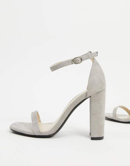 Light best sale grey sandals